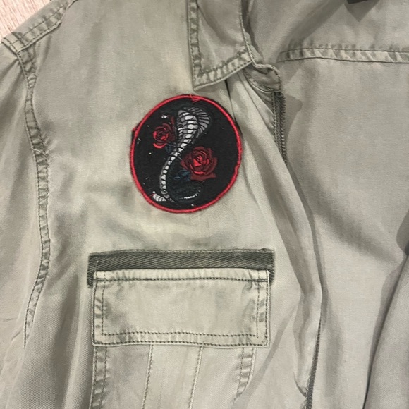 INC patchwork coat - Picture 5 of 5